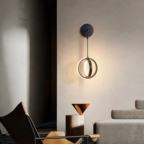 Moderne LED-Wandleuchte für elegante Wohnraumgestaltung - vue 5 sur 7