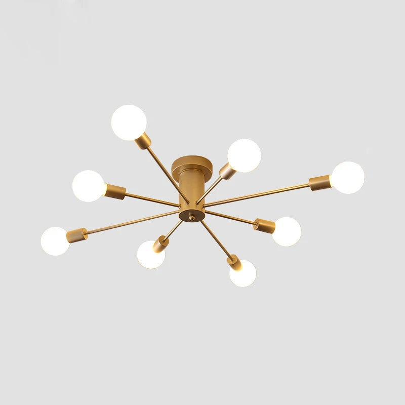 Moderne LED-Deckenleuchte im nordischen Industrie-Stil - vue 13 sur 14
