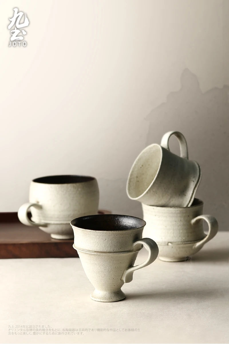 Mug céramique anse style simple bureau maison 330ml - vue 7 sur 7