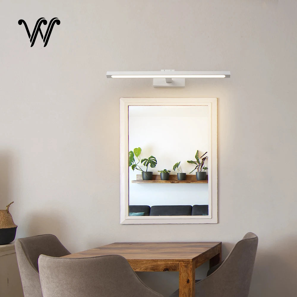 Moderne LED-Wandleuchte in Schwarz, Weiß, Gold oder Silber - vue 4 sur 11
