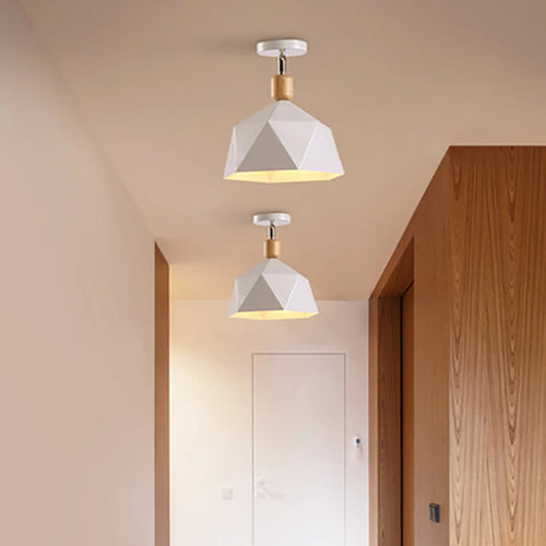 plafonnier vintage style industriel pour éclairage intérieur - vue 7 sur 9
