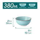 ensemble 6 bols porcelaine vintage peints main service