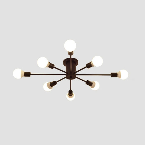 Moderne LED-Deckenleuchte im nordischen Industrie-Stil - vue 11 sur 14