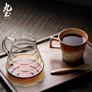 Tasse café céramique artisanale style vintage rustique