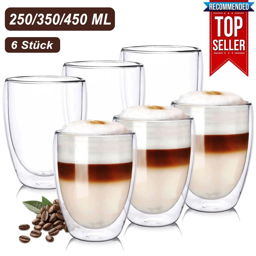 Verre double paroi isolant pour cafe biere eau - vue 2 sur 7