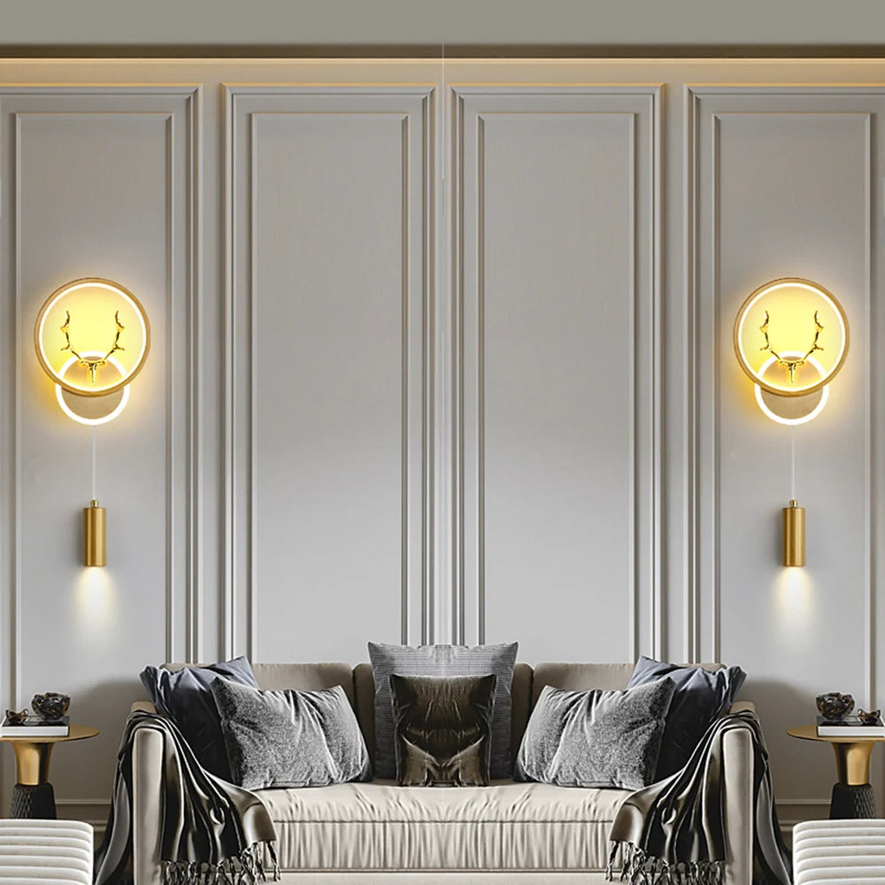 lampe de chevet créative style nordique pour décoration intérieure - vue 3 sur 7