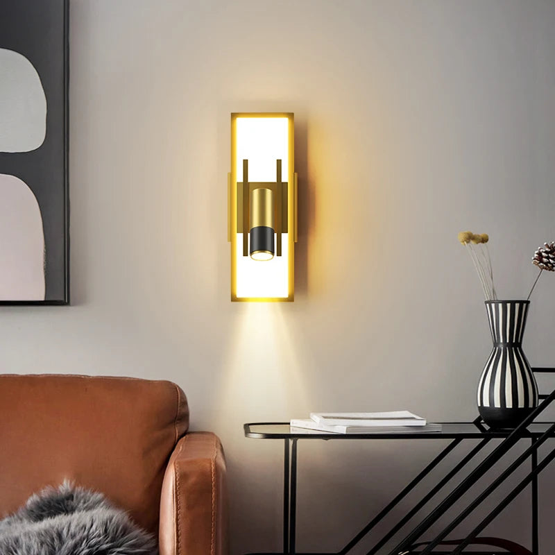 applique murale led moderne en bois pour éclairage intérieur - vue 7 sur 11