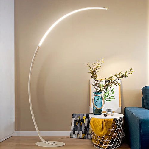 Lampadaire LED à arc moderne nordique - vue 3 sur 8