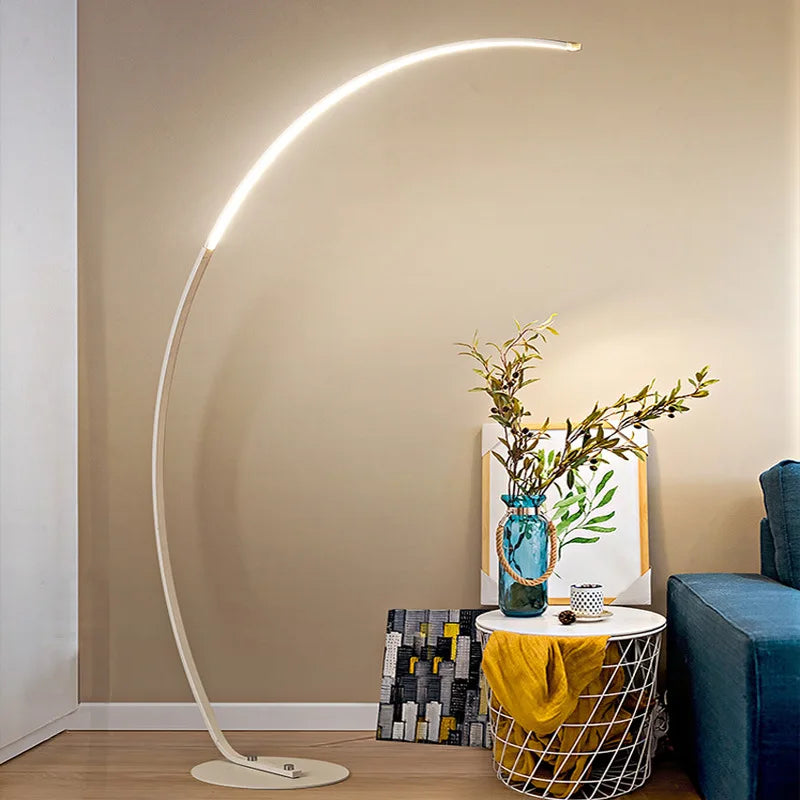 Lampadaire LED à arc moderne nordique