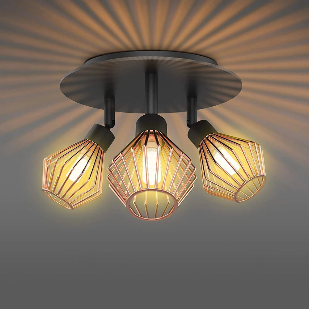Nordique Led G9 rotatif plafond projecteurs lampe pour salon chambre moderne Vintage lustre lumières luminaire décor