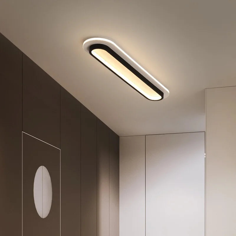 plafonnier moderne à leds surface montée lumière intégrée - vue 3 sur 7