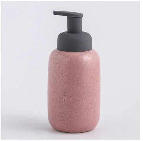 distributeur de savon en céramique mousse pressante pour salle de bain - vue 15 sur 18