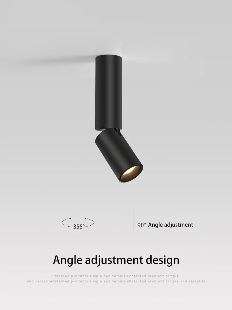 projecteurs led 	montés en surface réglables pour l'intérieur - vue 4 sur 4