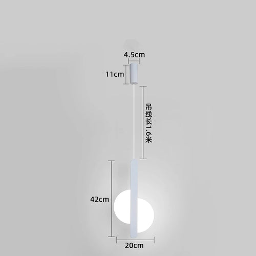 Moderne LED-Pendelleuchte für elegante Innenraumdekoration - vue 13 sur 12