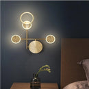 applique murale moderne à led trois lumières pour lecture et escalier
