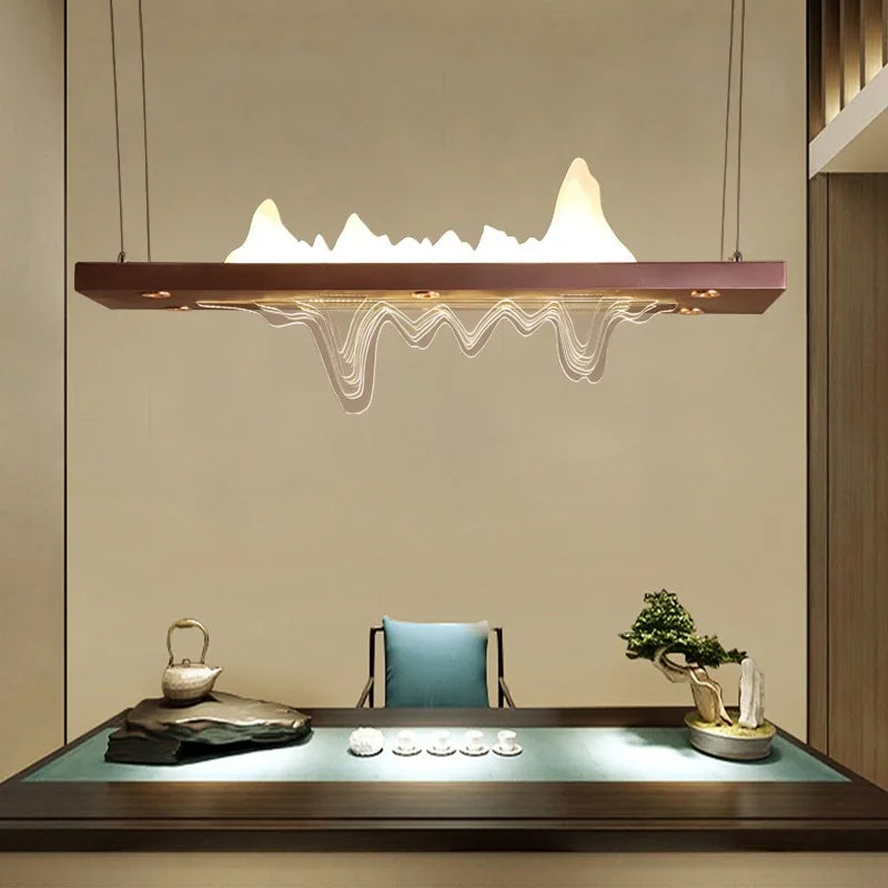 suspension moderne à led pour intérieur élégant et raffiné - vue 3 sur 6