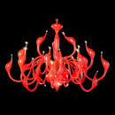 suspension nordic swan en fer art déco moderne