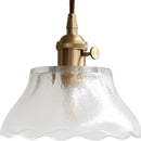Vintage Loft Pendelleuchte aus Messing und Glas für stilvolle Wohnraumdekoration