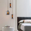 Moderne Pendelleuchte aus Glas für elegante Wohnraumdekoration