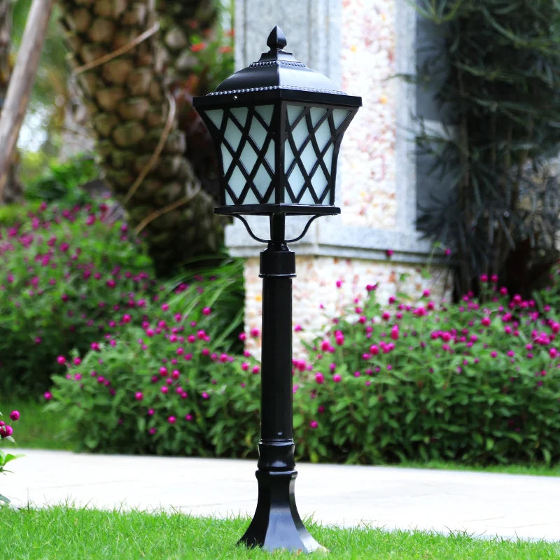 lampe de pelouse extérieure étanche style européen éclairage de jardin - vue 8 sur 8