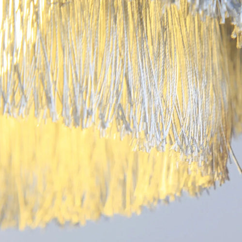 lustre romantique en fil de coton pour décoration intérieure - vue 7 sur 10