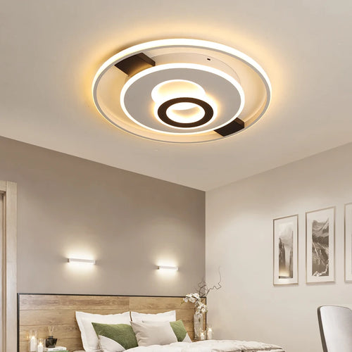 Moderner runder LED-Deckenleuchte für helle Innendekoration
