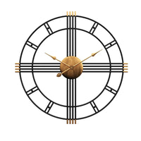 Modern Minimalist Iron Wall Clock, Nordic Style, Mute Clock, Living Room, 50cm