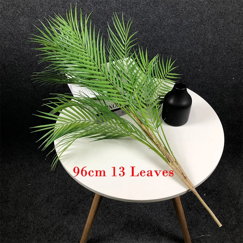 plantes tropicales palmier artificiel branches en plastique réalistes - vue 11 sur 12