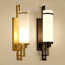 Applique murale lampe moderne minimaliste lampe de chevet chambre salon TV fond balcon couloir éclairage 	 Style chinois