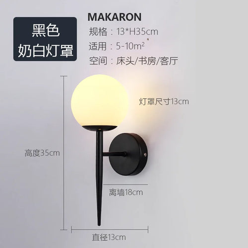 Moderne Wandleuchte aus Glas für die Innendekoration - vue 11 sur 10