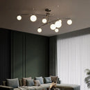 Moderne Pendelleuchte aus Metall und Glas für den Innenbereich