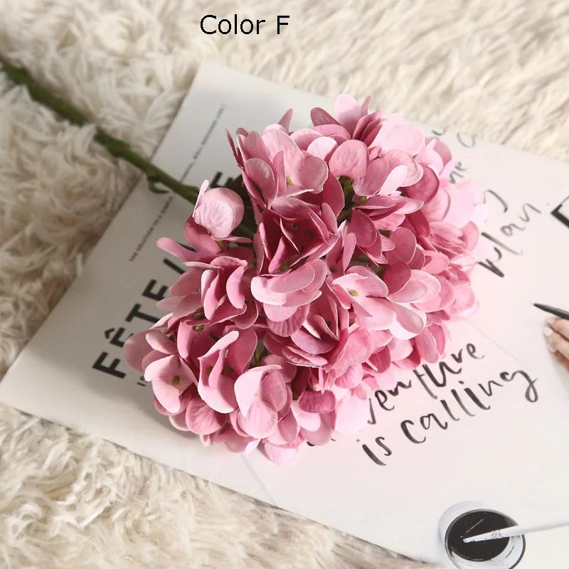 bouquet d'hortensia artificiel séché pour décoration de mariage - vue 6 sur 14