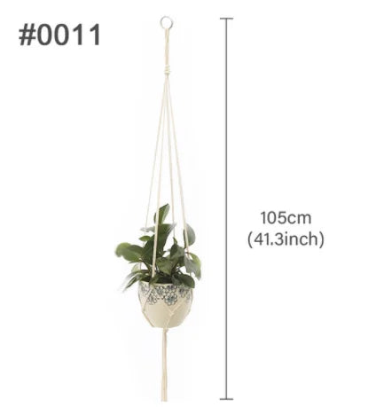suspension en macramé pour pots de fleurs décoratifs - vue 20 sur 20