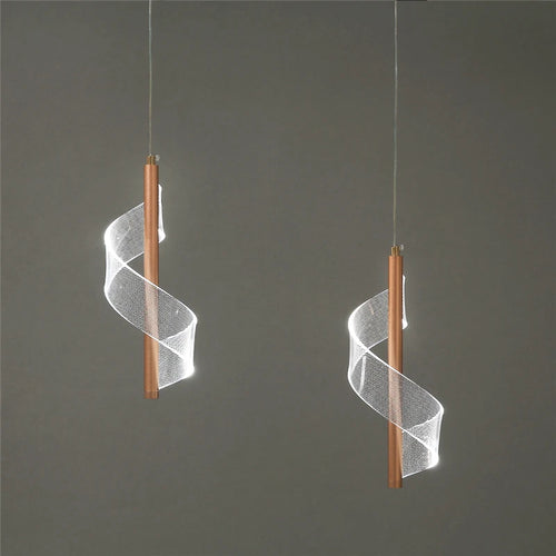 Moderne Pendelleuchte aus Acryl im nordischen Design für Restaurants - vue 2 sur 8
