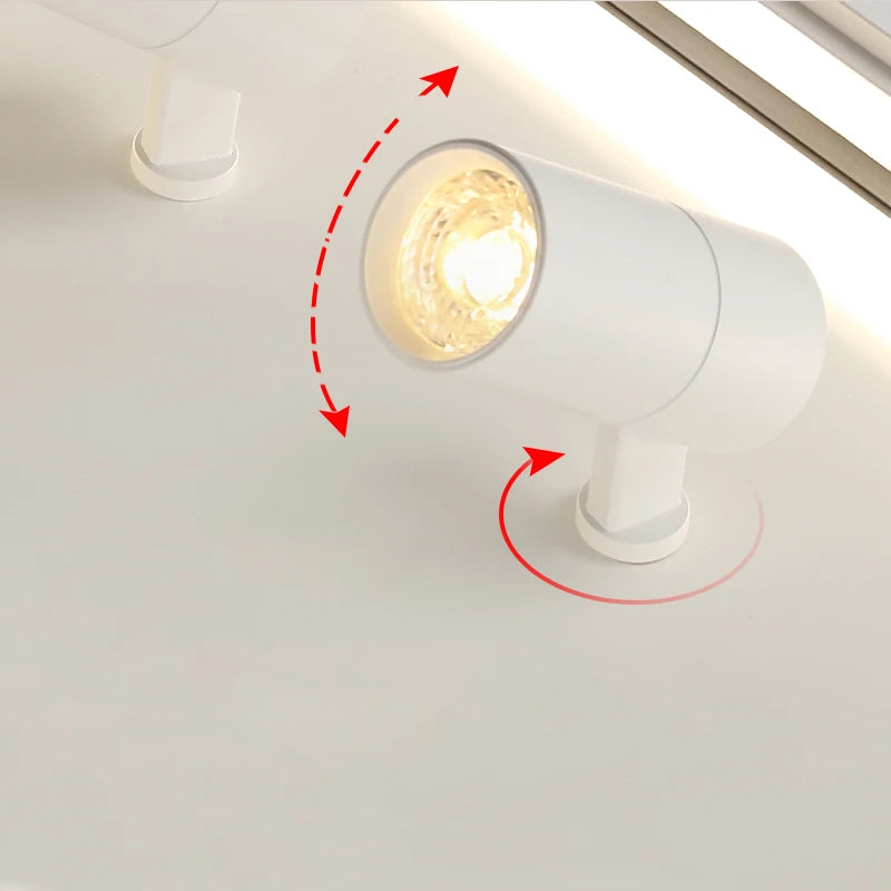 nouveau plafond moderne à leds monté en surface - vue 6 sur 16
