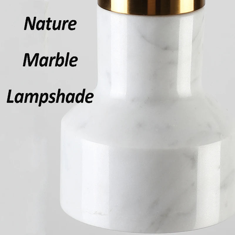 Design-Pendelleuchte aus Marmor für ein modernes und elegantes Ambiente - vue 6 sur 8