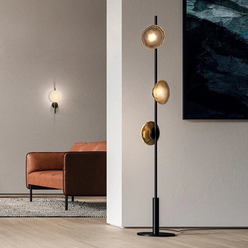 Postmoderner Ceto Stehleuchte Design Glas und LED - vue 3 sur 8