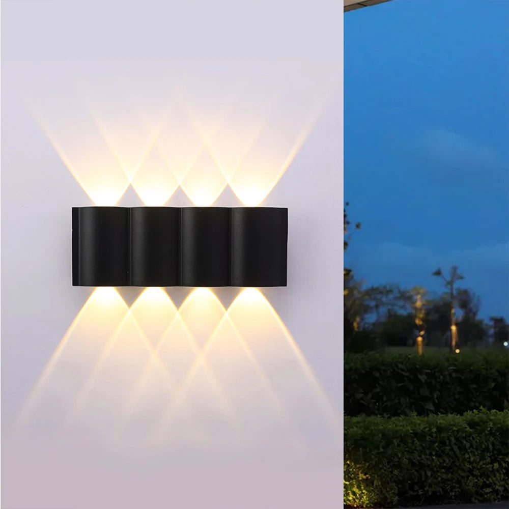 Applique murale led étanche pour éclairage intérieur et extérieur décoratif - vue 3 sur 9