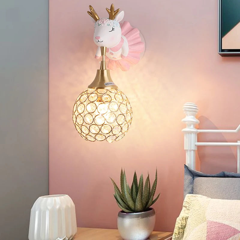 Applique murale en forme d'éléphant et de cerf pour chambre d'enfant - vue 5 sur 10