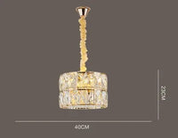 lustre en cristal design nordique pour intérieur élégant