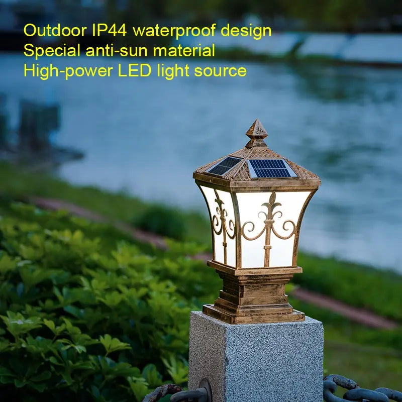 Dekorative LED-Solarleuchte für Garten und Außenbereich - vue 4 sur 17