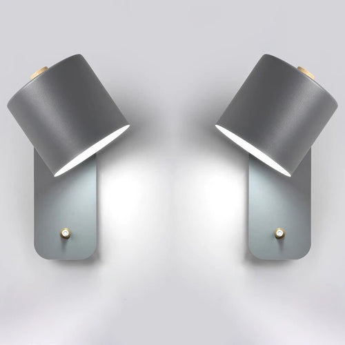 LED-Wandleuchte modern für Treppenhaus, Wohnzimmer und Flur mit Schalter - vue 15 sur 14