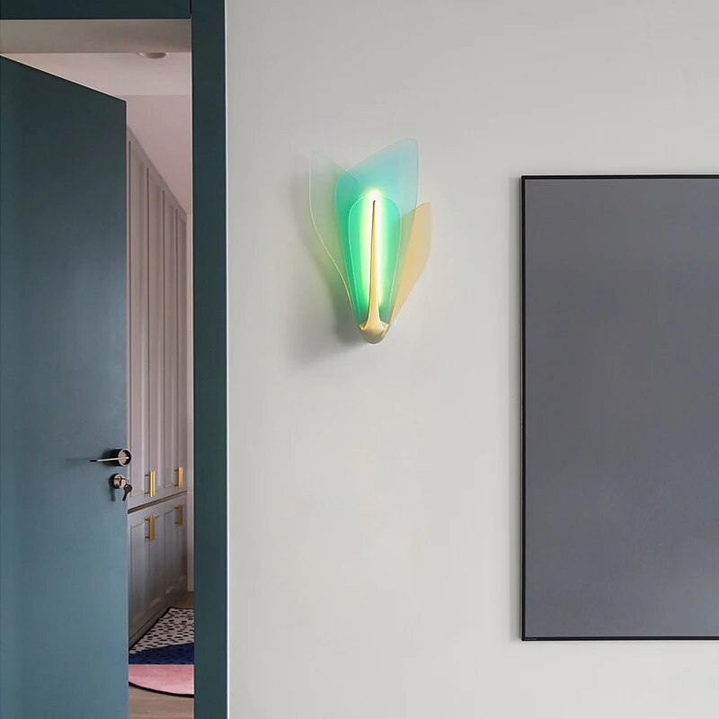 Applique murale de chevet tout en cuivre - vue 6 sur 7