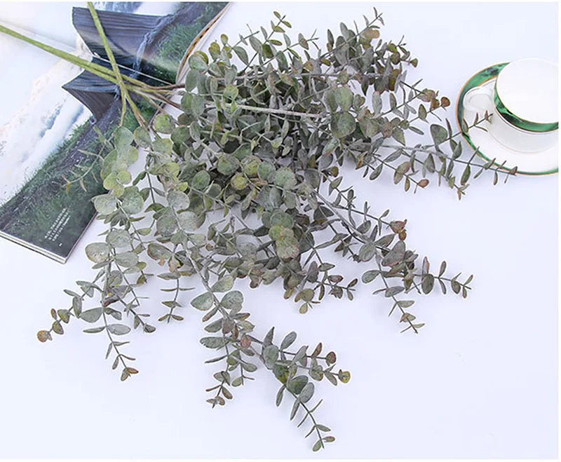 plantes artificielles branche eucalyptus décoration mariage et jardin - vue 6 sur 8