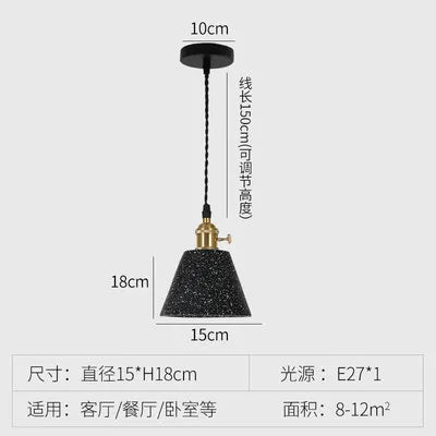 suspension industrielle en ciment pour table et bar - vue 18 sur 23