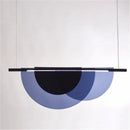 lustre moderne en acrylique pour restaurant bar café lumineux et créatif
