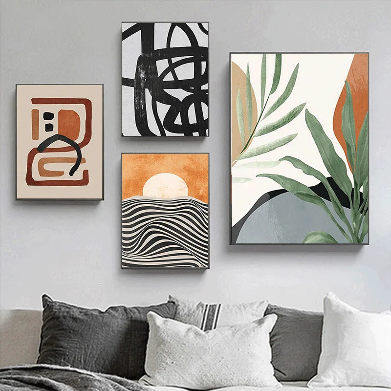 kit de peinture par numéros peinture abstraite artisanale décorative - vue 2 sur 7