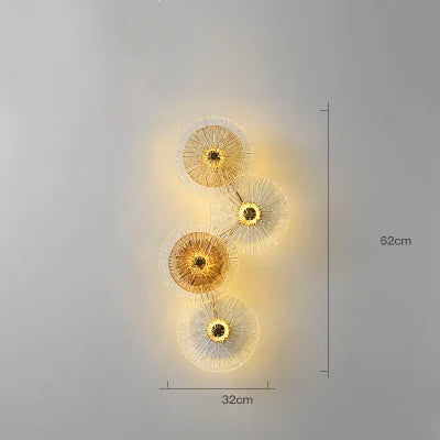 Luxuriöse Glas-Wandleuchte im modernen Design, individuell anpassbar - vue 8 sur 8