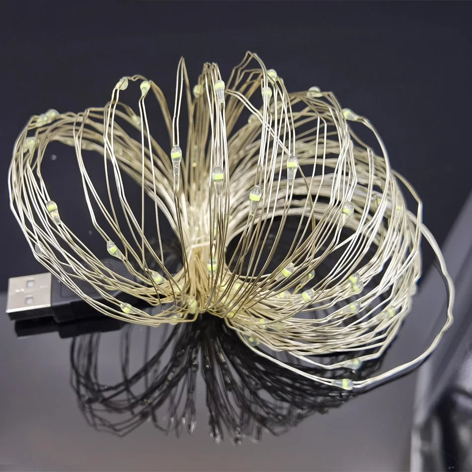 guirlande lumineuse led étanche pour décorations de fête et mariage - vue 5 sur 12