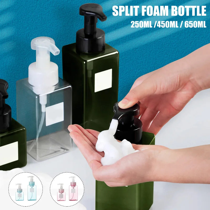 distributeur de savon portable à pompe manuelle pour mousse - vue 2 sur 16